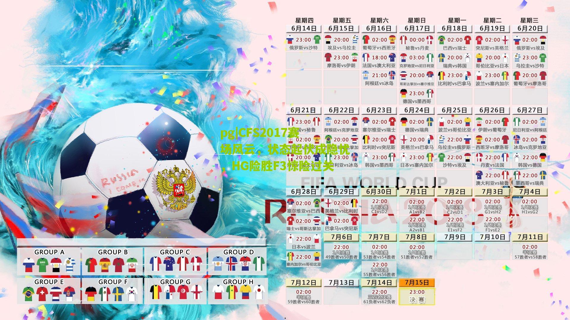 CFS2017赛场风云，状态起伏成隐忧，HG险胜F3惊险过关